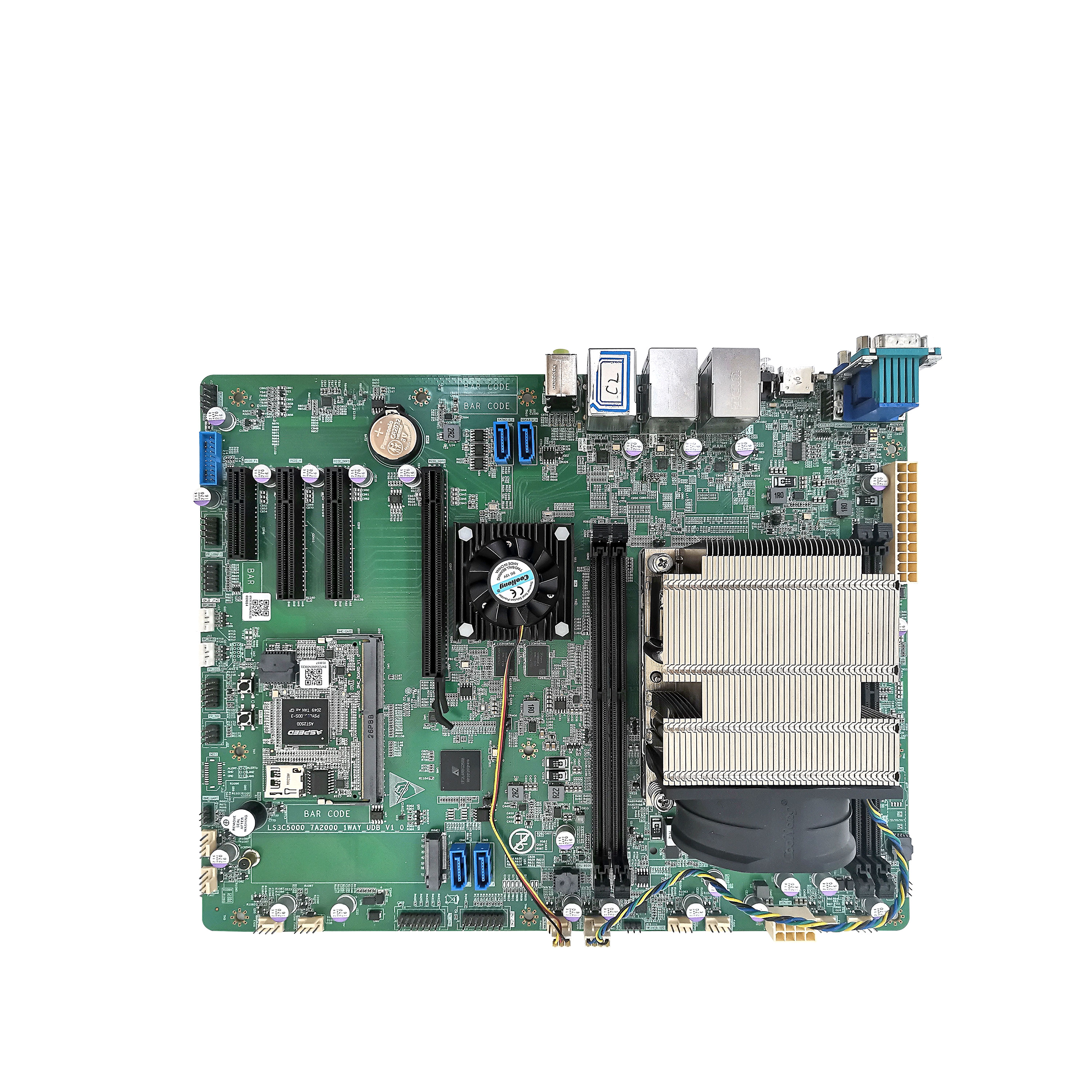 国产龙芯3C5000/7A2000服务器主板GS0-3001